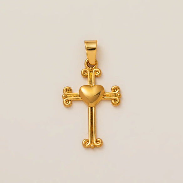 Pendant Necklace Titanium Steel Cross Starfish Twelve Constellations Electroplating