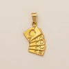 Pendant Necklace Titanium Steel Cross Starfish Twelve Constellations Electroplating