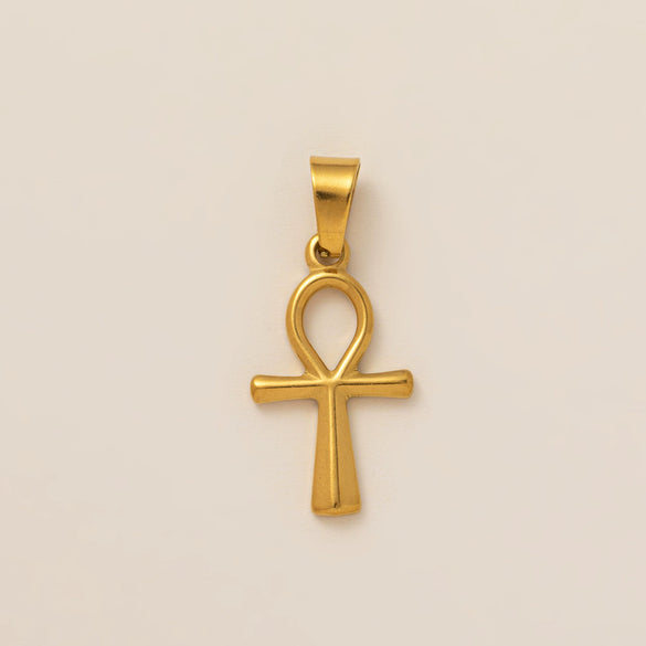 Pendant Necklace Titanium Steel Cross Starfish Twelve Constellations Electroplating