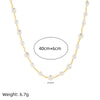 Pendant Necklace Titanium Steel Cross Starfish Twelve Constellations Electroplating