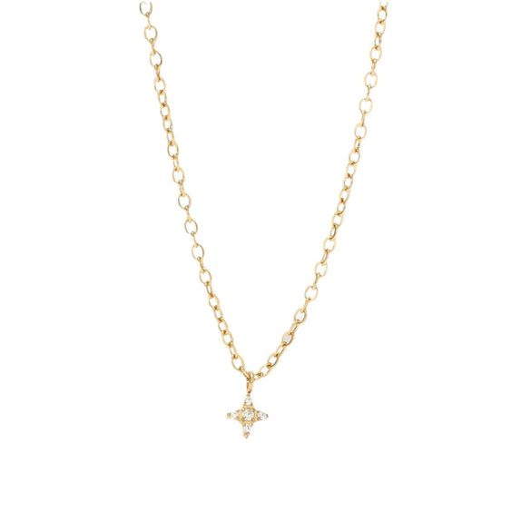 Pendant Necklace Titanium Steel Fourleaf Clover Geometric Minimalist Electroplating Women's O Chain