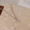Pendant Necklace Titanium Steel Fourleaf Clover Geometric Minimalist Electroplating Women's O Chain