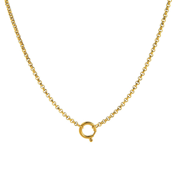 Pendant Necklace Titanium Steel Geometric Electroplated Retro Pearl