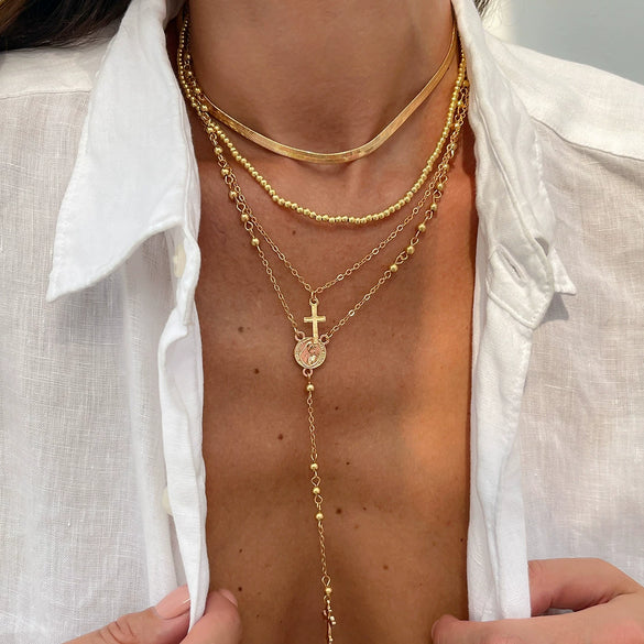Pendant Necklace Women Hiphop Style Geometric Zinc Alloy Iron Electroplated