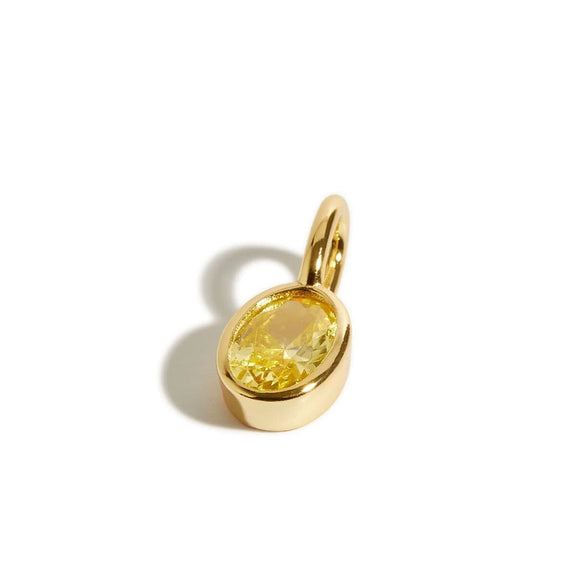 Pendant Necklace Women Stainless Steel Titanium Steel Mixed Gemstone Setting Geometric Style Set With Diamonds