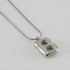Pendant Necklace Women 316L Stainless Steel 316L Stainless Steel Small Snake Chain With Letter Pattern Electroplated