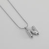 Pendant Necklace Women 316L Stainless Steel 316L Stainless Steel Small Snake Chain With Letter Pattern Electroplated