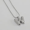 Pendant Necklace Women 316L Stainless Steel 316L Stainless Steel Small Snake Chain With Letter Pattern Electroplated