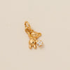 Pendant Necklace Women's Copper Mixed Gemstone Setting Electroplating Ushaped Heart Shape Flower Pattern