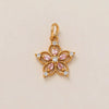 Pendant Necklace Women's Copper Mixed Gemstone Setting Electroplating Ushaped Heart Shape Flower Pattern