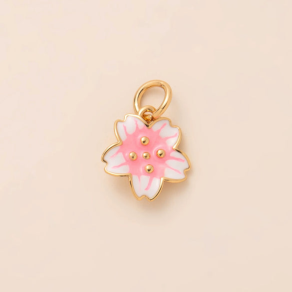 Pendant Necklace Women's Copper Mixed Gemstone Setting Electroplating Ushaped Heart Shape Flower Pattern