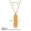 Pendant Necklace Women's Jewelry 316L Stainless Steel Electroplated Fashion Simple