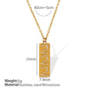 Pendant Necklace Women's Jewelry 316L Stainless Steel Electroplated Fashion Simple
