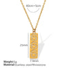 Pendant Necklace Women's Jewelry 316L Stainless Steel Electroplated Fashion Simple