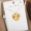 Pendant Necklace Women's Light Luxury Heart Highgrade Copper Real Gold Plated Inlaid Zircon