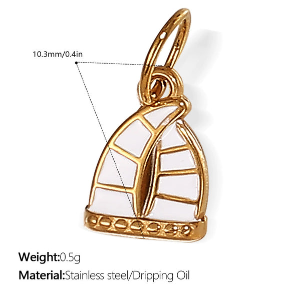 Pendant Necklace Women's 316L Stainless Steel Inlaid Rhinestone And Glass Stone Round With Eight Eyes Pattern Electroplated Light Luxury Fashion Style