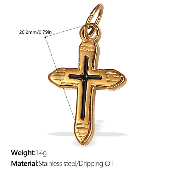 Pendant Necklace Women's 316L Stainless Steel Inlaid Rhinestone And Glass Stone Round With Eight Eyes Pattern Electroplated Light Luxury Fashion Style