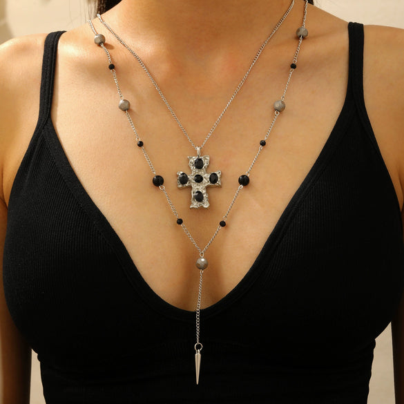 Pendant Necklace Zinc Alloy Retro Gothic Punk Electroplating Unisex