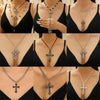 Pendant Necklace Zinc Alloy Retro Gothic Punk Electroplating Unisex