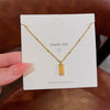Pendant Pearl Necklace Women's Jewelry Titanium Steel Geometric Style Zirconia