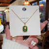 Pendant Pearl Necklace Women's Jewelry Titanium Steel Geometric Style Zirconia