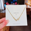 Pendant Pearl Necklace Women's Jewelry Titanium Steel Geometric Style Zirconia