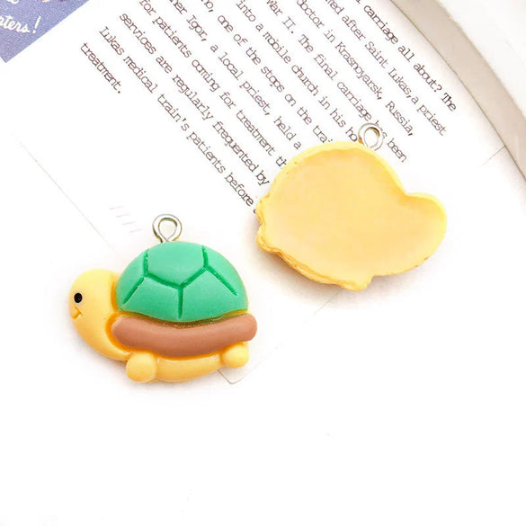 Pendant Plastic Resin Fruit Food Style Dripping Oil Pine Pineapple Banana Shape Diy Accessories