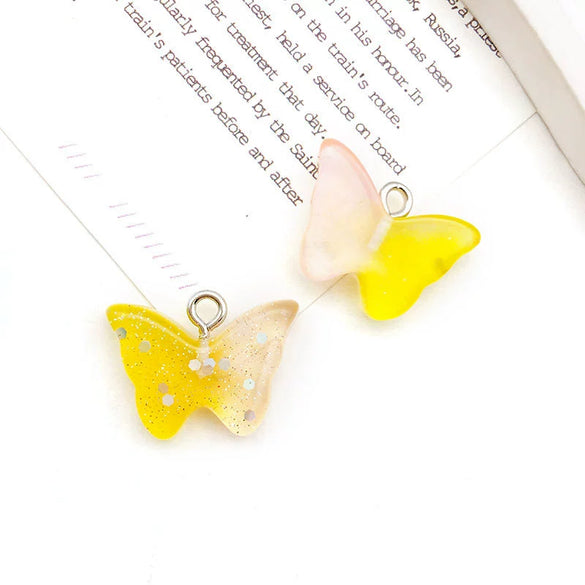 Pendant Plastic Resin Fruit Food Style Dripping Oil Pine Pineapple Banana Shape Diy Accessories