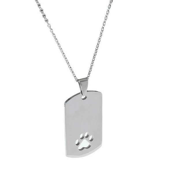 Pendant Stainless Steel Animals Zodiac Hollow Cat Claw Ochain Electroplating Men's