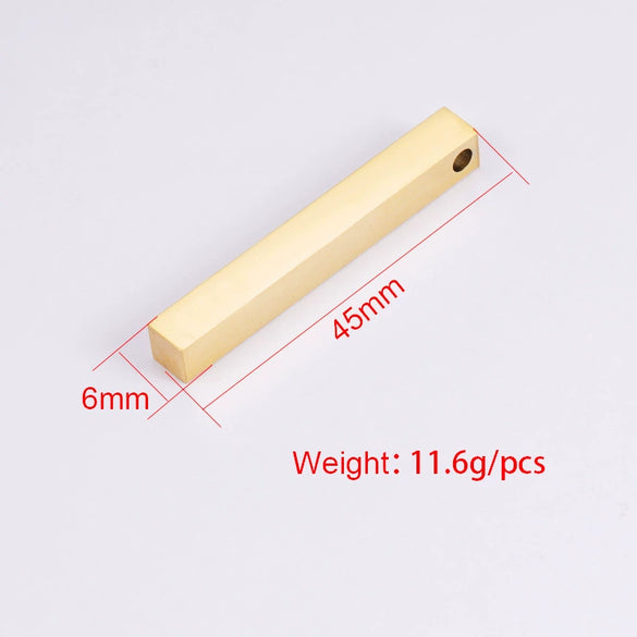 Pendant Stainless Steel 3D Long Column Fine Polishing