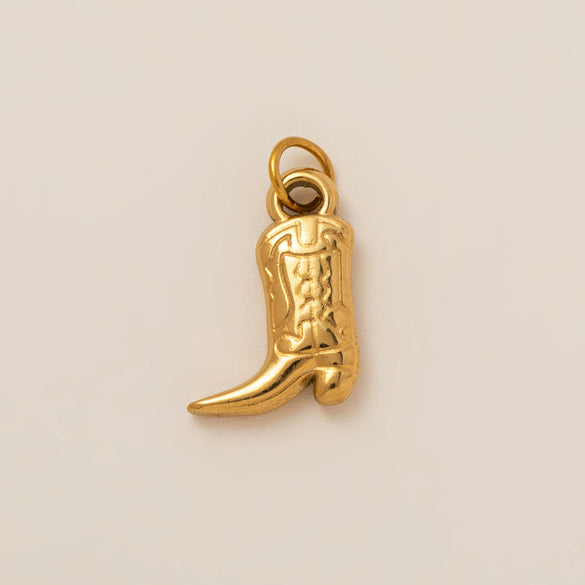 Pendant Stainless Steel Geometric Boots Stars Love Vacuum Plated 18K Gold Color