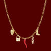Pendant Stainless Steel Geometric Boots Stars Love Vacuum Plated 18K Gold Color
