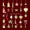 Pendant Stainless Steel Geometric Boots Stars Love Vacuum Plated 18K Gold Color