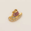 Pendant Stainless Steel Hip Hop Style Boots Horseshoe Furnace Vacuum Plating Electroplating