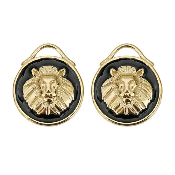 Pendant Stainless Steel Lion Dripping Oil Creative Retro Jewelry