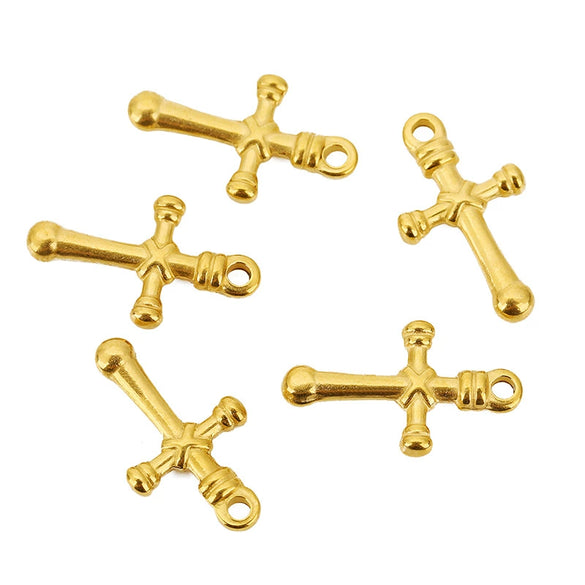 Pendant Stainless Steel Oil Pressure Cross Necklace Accessories