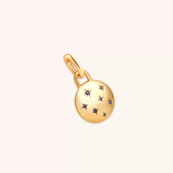 Pendant Stainless Steel Square Moon Intracranial Vacuum Plated