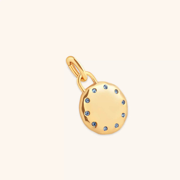 Pendant Stainless Steel Square Moon Intracranial Vacuum Plated