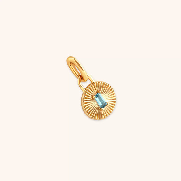 Pendant Stainless Steel Square Moon Intracranial Vacuum Plated