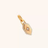 Pendant Stainless Steel Square Moon Intracranial Vacuum Plated