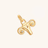 Pendant Stainless Steel Square Moon Intracranial Vacuum Plated