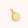 Pendant Stainless Steel Square Moon Intracranial Vacuum Plated