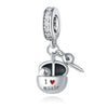 Pendant 925 Sterling Silver Headphone Stethoscope Dripping Oil Original Design