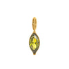 Pendant Titanium Steel Dropshaped Geometric Diamond Zircon Inlaid Electroplated