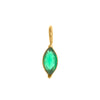 Pendant Titanium Steel Dropshaped Geometric Diamond Zircon Inlaid Electroplated