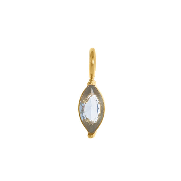 Pendant Titanium Steel Dropshaped Geometric Diamond Zircon Inlaid Electroplated