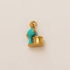 Pendant Titanium Steel Geometric Style Vacuum Plated 18K Gold