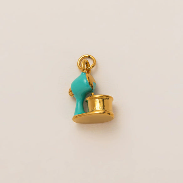 Pendant Titanium Steel Geometric Style Vacuum Plated 18K Gold