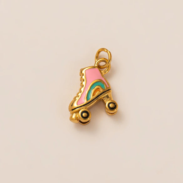 Pendant Titanium Steel Geometric Style Vacuum Plated 18K Gold