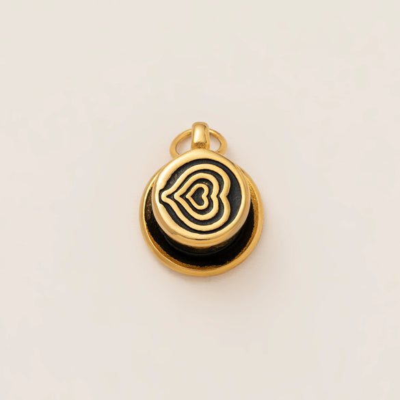 Pendant Titanium Steel Geometric Style Vacuum Plated 18K Gold